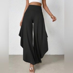 SHEIN High Waist Asymmetrical Wide Leg Pant - Size XL